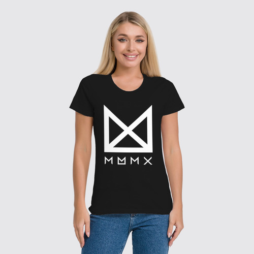 Заказать женскую футболку в Москве. Футболка классическая Monsta X от geekbox - готовые дизайны и нанесение принтов.
