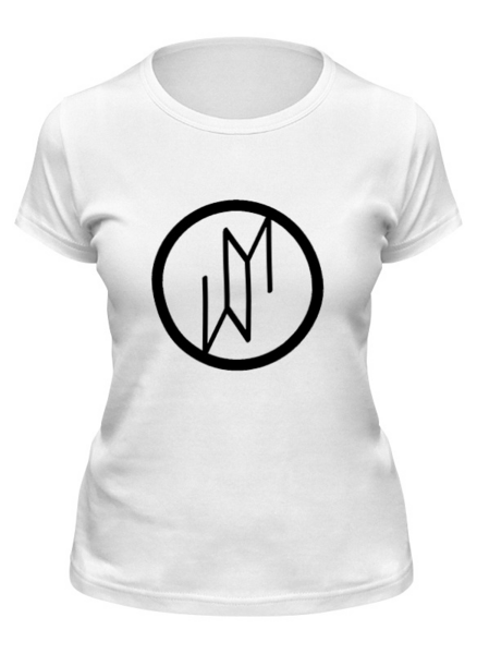 Заказать женскую футболку в Москве. Футболка классическая Море Монро - Лого от T_Shirt - готовые дизайны и нанесение принтов.