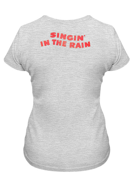 Заказать женскую футболку в Москве. Футболка классическая «Поющие под дождём» от Andy Quarry - готовые дизайны и нанесение принтов.