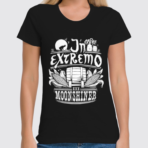 Заказать женскую футболку в Москве. Футболка классическая In Extremo от geekbox - готовые дизайны и нанесение принтов.