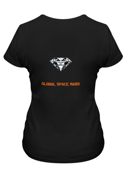 Заказать женскую футболку в Москве. Футболка классическая Global  space magic  mars (коллекция огонь) от Global Space Magic  - готовые дизайны и нанесение принтов.