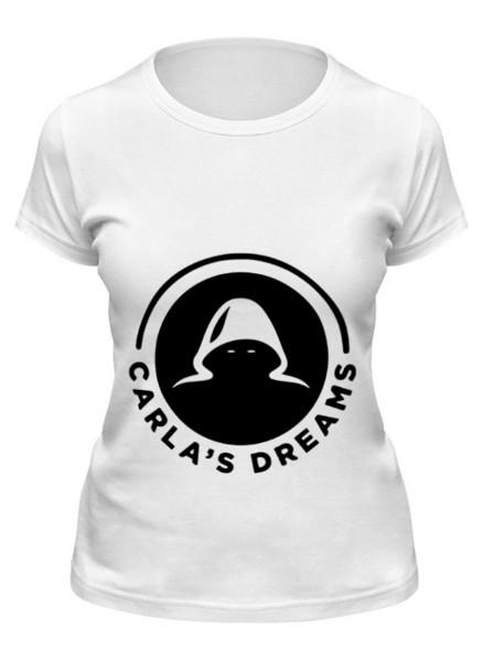 Заказать женскую футболку в Москве. Футболка классическая Carla's Dreams от Easy-store - готовые дизайны и нанесение принтов.