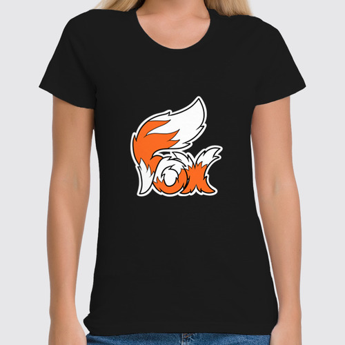 Заказать женскую футболку в Москве. Футболка классическая Fox (Лиса) от ISliM - готовые дизайны и нанесение принтов.