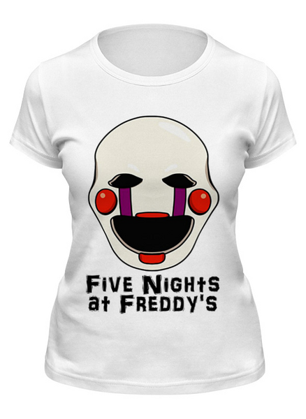 Заказать женскую футболку в Москве. Футболка классическая Five Nights At Freddy's от vista12761@rambler.ru - готовые дизайны и нанесение принтов.