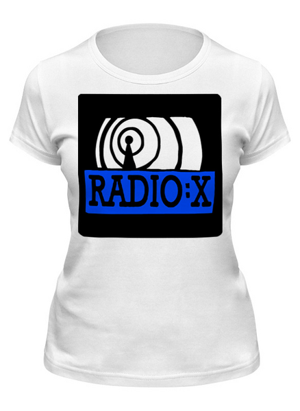 Заказать женскую футболку в Москве. Футболка классическая Radio X от Илья  - готовые дизайны и нанесение принтов.