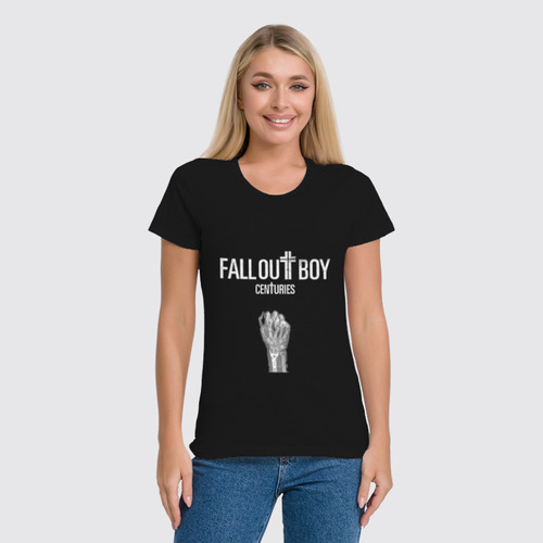 Заказать женскую футболку в Москве. Футболка классическая Fall Out Boy - Centuries от Денис - готовые дизайны и нанесение принтов.