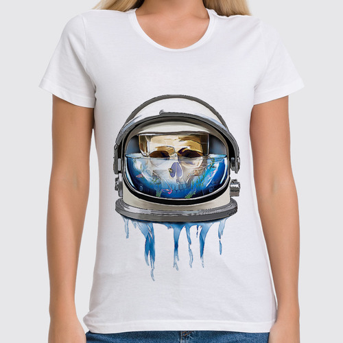 Заказать женскую футболку в Москве. Футболка классическая Dead Astronaut от BooBoxe@mail.ru - готовые дизайны и нанесение принтов.