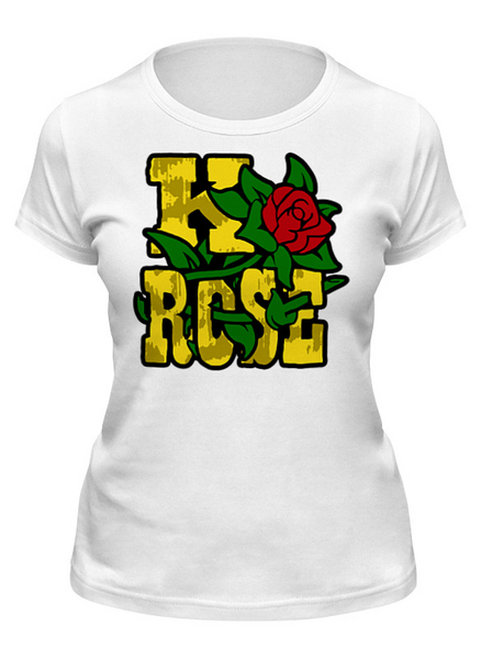 Заказать женскую футболку в Москве. Футболка классическая K-Rose от Илья  - готовые дизайны и нанесение принтов.
