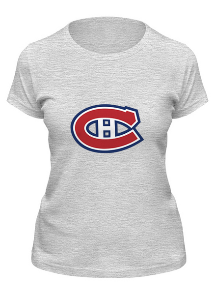 Заказать женскую футболку в Москве. Футболка классическая Montreal Canadiens от BURNSHIRTS - готовые дизайны и нанесение принтов.