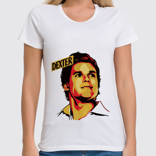 Заказать женскую футболку в Москве. Футболка классическая Dexter от Printio - готовые дизайны и нанесение принтов.