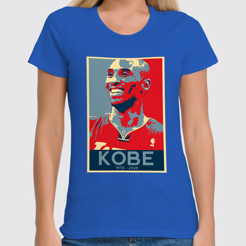 Заказать женскую футболку в Москве. Футболка классическая Kobe Lakers от skynatural - готовые дизайны и нанесение принтов.