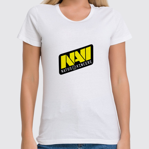 Заказать женскую футболку в Москве. Футболка классическая Natus Vincere от THE_NISE  - готовые дизайны и нанесение принтов.