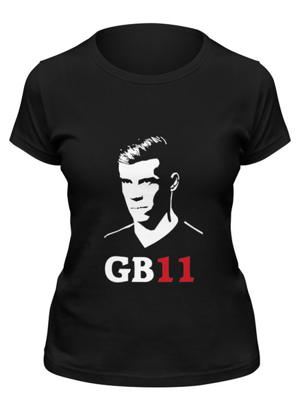 Заказать женскую футболку в Москве. Футболка классическая Гарет Бэйл/Gareth Bale от dobryidesign - готовые дизайны и нанесение принтов.