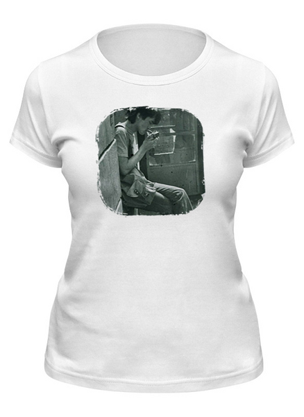 Заказать женскую футболку в Москве. Футболка классическая Легенда от mrs-snit@yandex.ru - готовые дизайны и нанесение принтов.