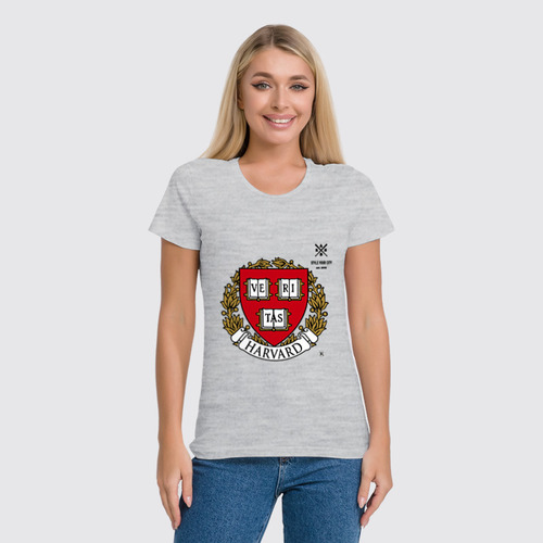 Заказать женскую футболку в Москве. Футболка классическая Harvard_ARSB от ARSBOYZ BRAND - готовые дизайны и нанесение принтов.