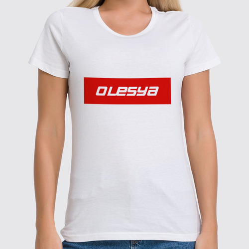 Заказать женскую футболку в Москве. Футболка классическая Olesya от THE_NISE  - готовые дизайны и нанесение принтов.