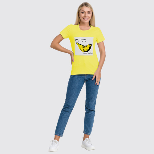 Заказать женскую футболку в Москве. Футболка классическая Banana Seal от AG ART  - готовые дизайны и нанесение принтов.