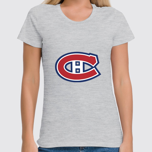 Заказать женскую футболку в Москве. Футболка классическая Montreal Canadiens / NHL Canada от KinoArt - готовые дизайны и нанесение принтов.