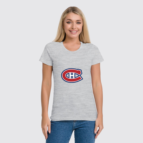 Заказать женскую футболку в Москве. Футболка классическая Montreal Canadiens от BURNSHIRTS - готовые дизайны и нанесение принтов.