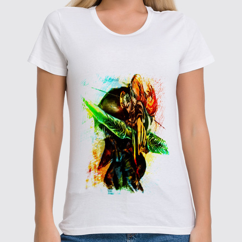 Заказать женскую футболку в Москве. Футболка классическая Windrunner art  от ___Maks___ПоповLP . - готовые дизайны и нанесение принтов.