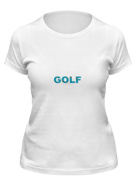 Заказать женскую футболку в Москве. Футболка классическая PAVEL PORNUH GOLF TEE 7 от pavelpornuh - готовые дизайны и нанесение принтов.