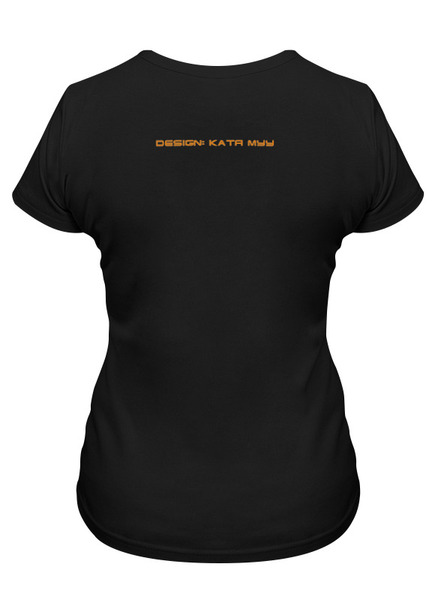 Заказать женскую футболку в Москве. Футболка классическая Мути добро! от Катя Муу - готовые дизайны и нанесение принтов.