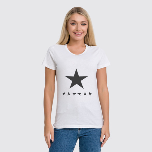 Заказать женскую футболку в Москве. Футболка классическая Black Star  от cherdantcev - готовые дизайны и нанесение принтов.