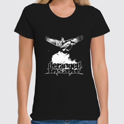 Заказать женскую футболку в Москве. Футболка классическая Rock Music Art от Leichenwagen - готовые дизайны и нанесение принтов.