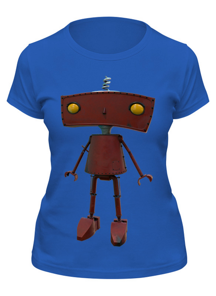 Заказать женскую футболку в Москве. Футболка классическая Bad Robot от Дана Столыпина - готовые дизайны и нанесение принтов.
