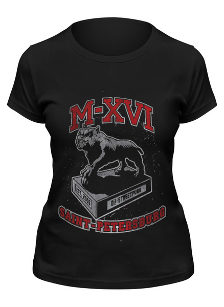Заказать женскую футболку в Москве. Футболка классическая M-XVI от Серега Шнайдер - готовые дизайны и нанесение принтов.