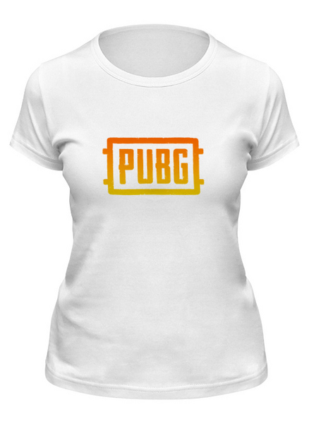 Заказать женскую футболку в Москве. Футболка классическая игра PUBG от THE_NISE  - готовые дизайны и нанесение принтов.