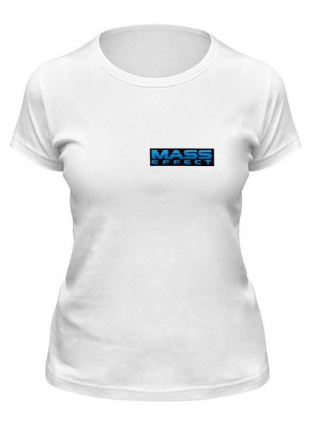 Заказать женскую футболку в Москве. Футболка классическая Mass Effect от THE_NISE  - готовые дизайны и нанесение принтов.