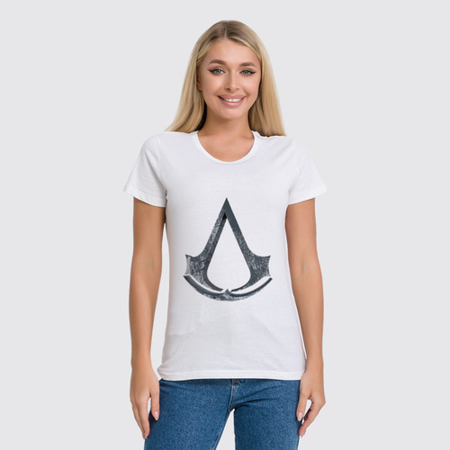 Заказать женскую футболку в Москве. Футболка классическая Assassin’s Creed от GeekFox  - готовые дизайны и нанесение принтов.