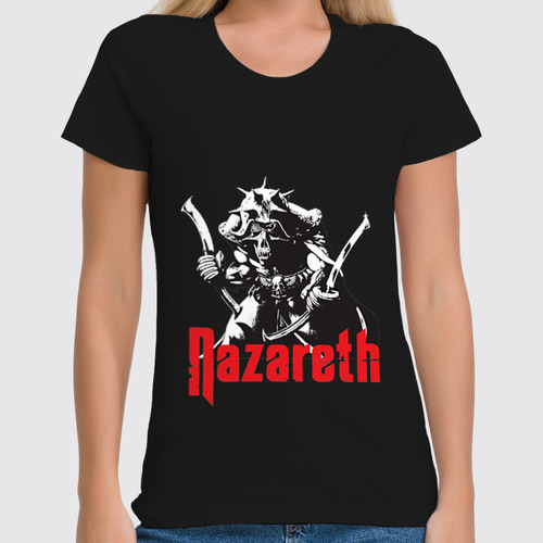 Заказать женскую футболку в Москве. Футболка классическая Nazareth  от Павел - готовые дизайны и нанесение принтов.