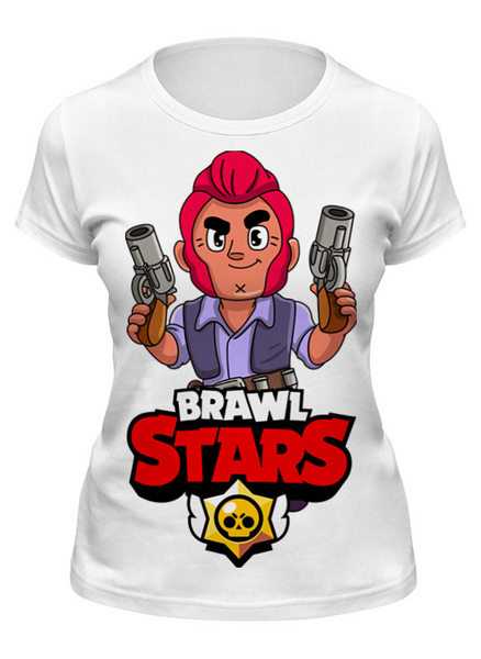 Заказать женскую футболку в Москве. Футболка классическая BRAWL STARS COLT от geekbox - готовые дизайны и нанесение принтов.