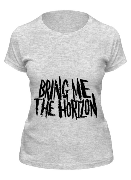 Заказать женскую футболку в Москве. Футболка классическая Bring Me The Horizon от BURNSHIRTS - готовые дизайны и нанесение принтов.