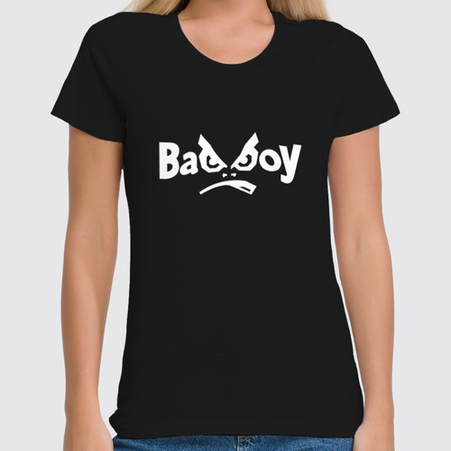 Заказать женскую футболку в Москве. Футболка классическая Bad Boy от DESIGNER   - готовые дизайны и нанесение принтов.