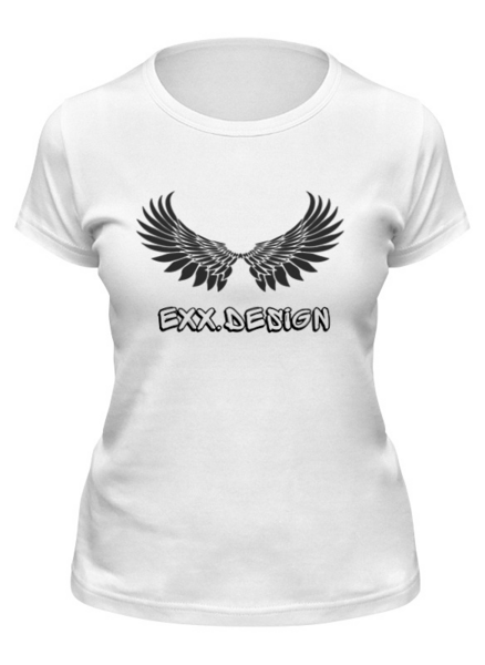 Заказать женскую футболку в Москве. Футболка классическая Exx.Design от mrporandox@gmail.com - готовые дизайны и нанесение принтов.