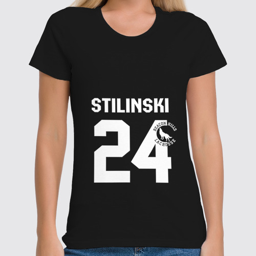 Заказать женскую футболку в Москве. Футболка классическая Stilinski 24 от cherdantcev - готовые дизайны и нанесение принтов.