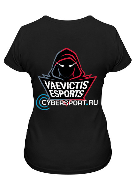 Заказать женскую футболку в Москве. Футболка классическая VAEVICTIS ESPORTS от robus - готовые дизайны и нанесение принтов.