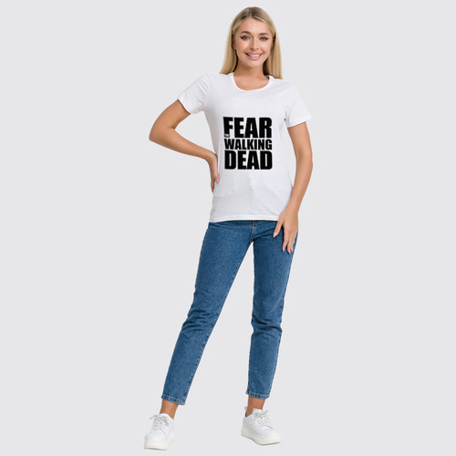 Заказать женскую футболку в Москве. Футболка классическая Fear the Walking Dead от ivirn - готовые дизайны и нанесение принтов.