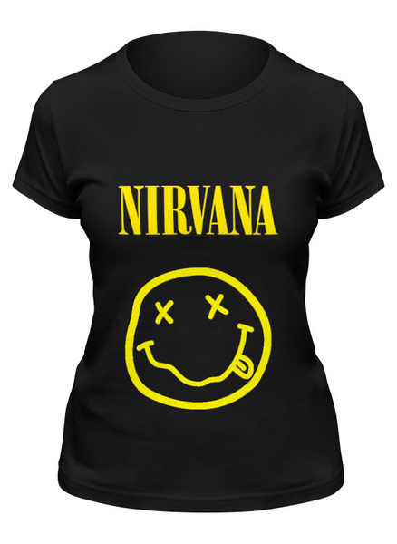 Заказать женскую футболку в Москве. Футболка классическая Nirvana  от rancid - готовые дизайны и нанесение принтов.