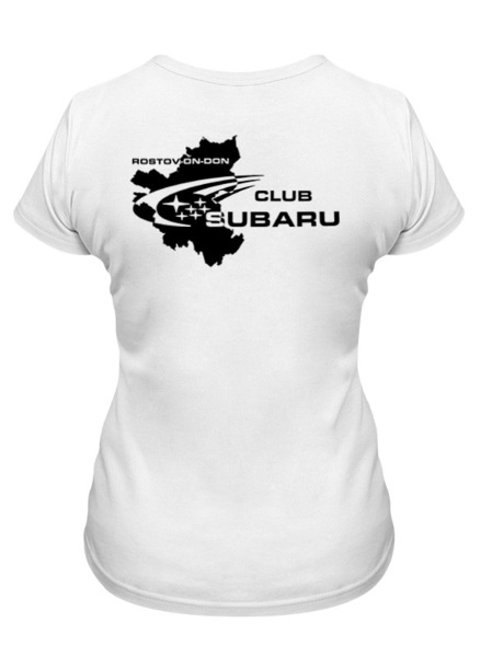 Заказать женскую футболку в Москве. Футболка классическая SUBARU-LIFE (SUBARU-CLUB 161) от Евгений Лукьянов - готовые дизайны и нанесение принтов.