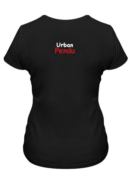 Заказать женскую футболку в Москве. Футболка классическая Urban Pendu от akk94kj - готовые дизайны и нанесение принтов.