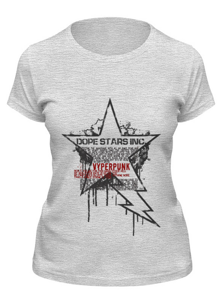 Заказать женскую футболку в Москве. Футболка классическая Dope Stars Inc. \ Vyperpunk от OEX design - готовые дизайны и нанесение принтов.