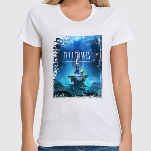 Заказать женскую футболку в Москве. Футболка классическая ◈Little Nightmares◈ от balden - готовые дизайны и нанесение принтов.