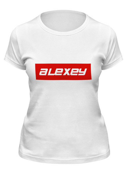 Заказать женскую футболку в Москве. Футболка классическая Alexey от THE_NISE  - готовые дизайны и нанесение принтов.