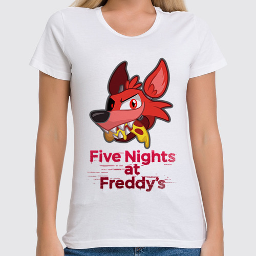 Заказать женскую футболку в Москве. Футболка классическая ✪Five Nights at Freddy's✪ от balden - готовые дизайны и нанесение принтов.