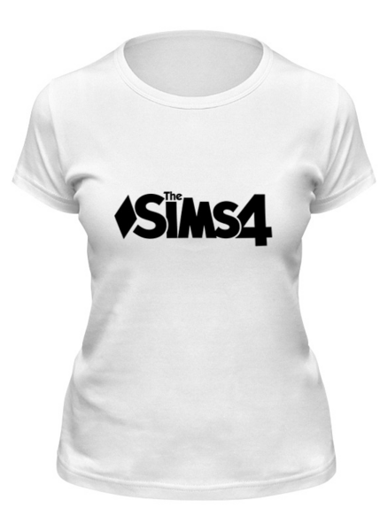 Заказать женскую футболку в Москве. Футболка классическая  Sims 4 от THE_NISE  - готовые дизайны и нанесение принтов.