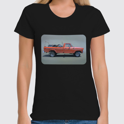 Заказать женскую футболку в Москве. Футболка классическая CAR   от CoolDesign - готовые дизайны и нанесение принтов.